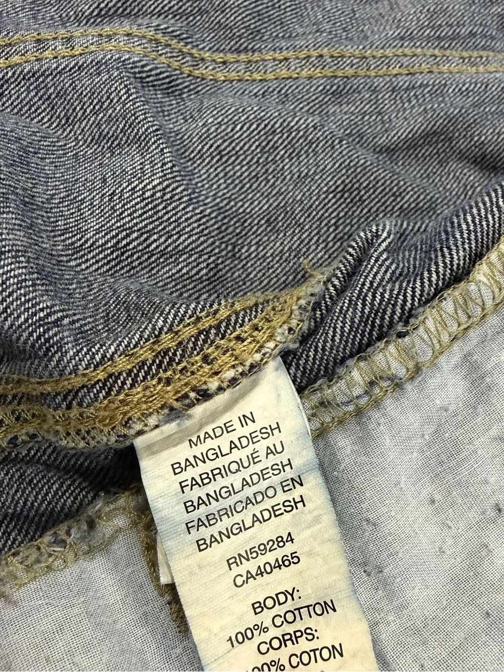 The Children’s Place Dark Wash Denim Jean Jacket Boys Size M (7/8)
